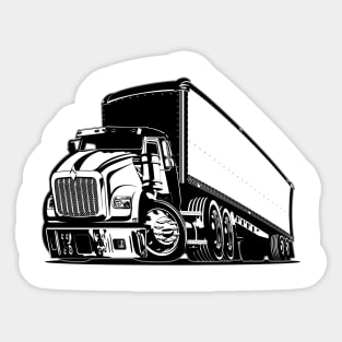 Cartoon truck Sticker